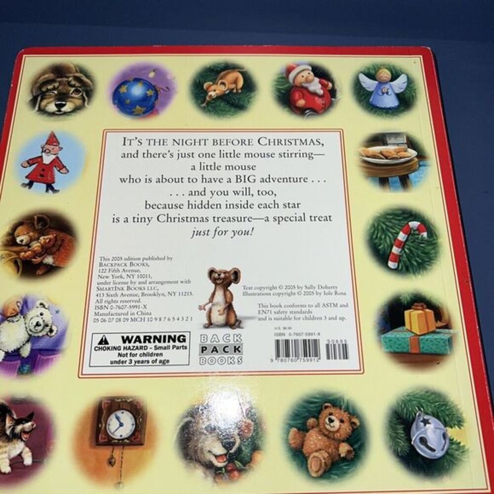 Holiday Treasures: Christmas Mouses Big Adventure - Board book - 2005 Dougherty - Picture 4 of 11